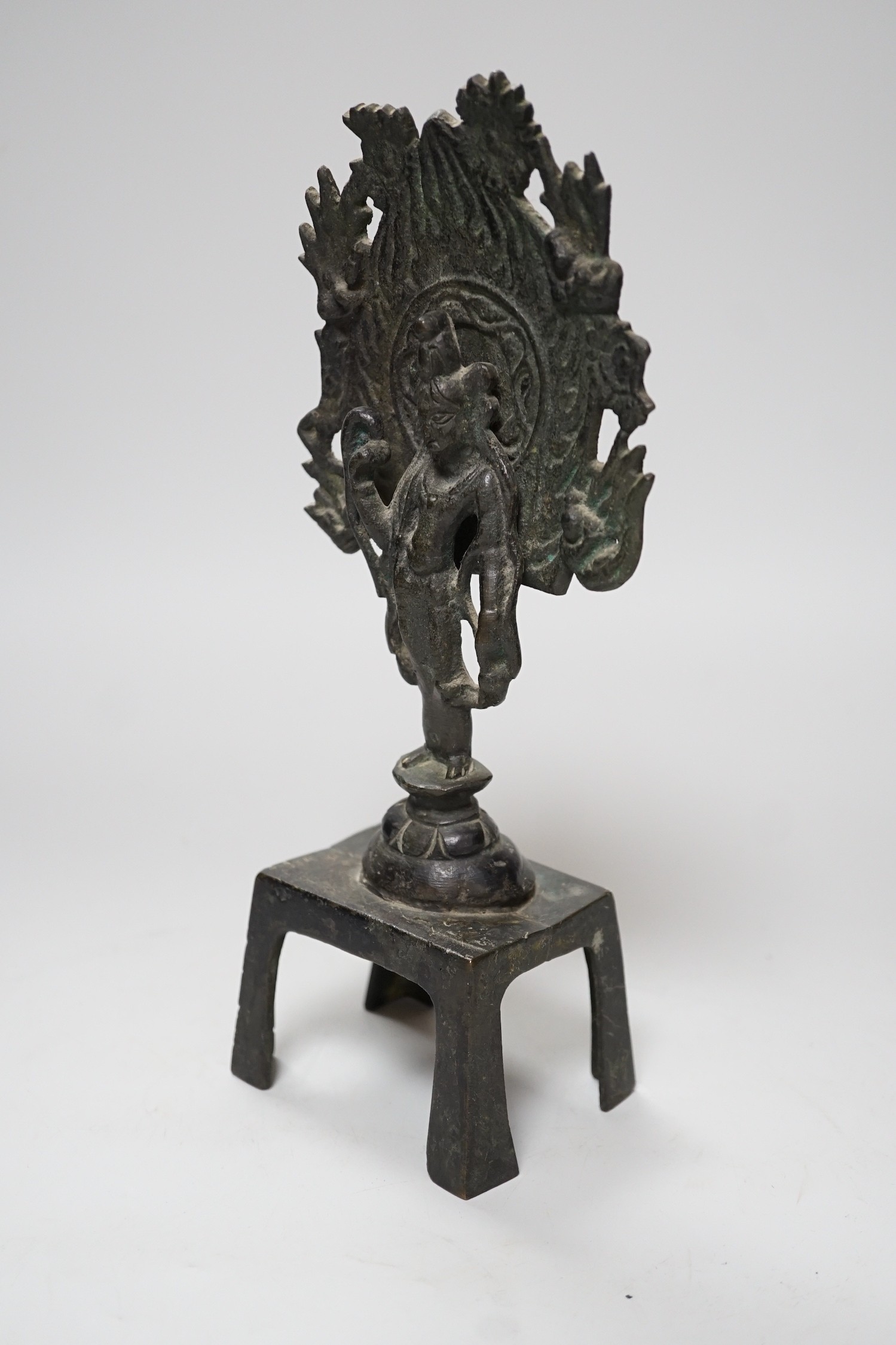 A Chinese Tang style bronze figure of a Bodhisattva, 26cm